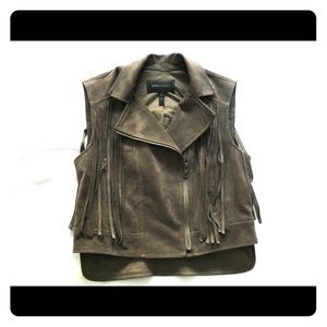BCBG SUEDE VEST
